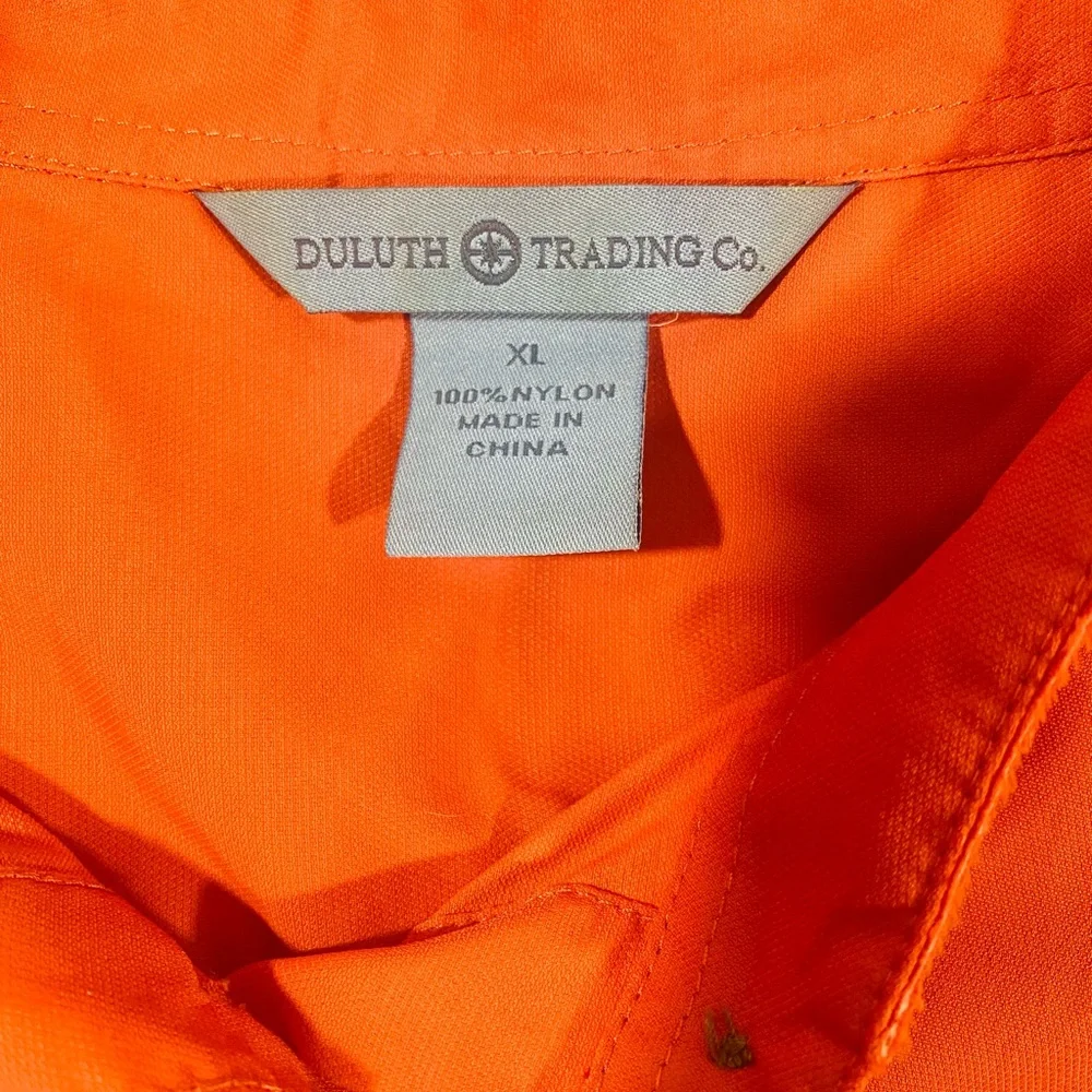 Duluth Trading Sleeveless Utility Vest Womens  XL Gardening Fishing Orange - Picture 3 of 10